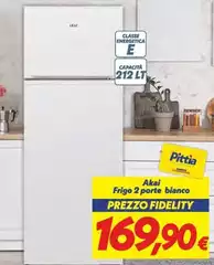 Akai - Frigo 2 Porte Bianco