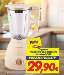 Tognana - Frullatore Con Bicchiere In Vetro
