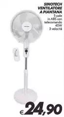 Sinotech - Ventilatore A Piantana