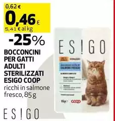Coop - Bocconcini Per Gatti Adulti Sterilizzati Esigo 