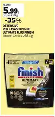 Finish - Detersivo Per Lavastoviglie Ultimate Plus