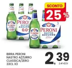 Peroni - Birra Nastro Azzurro Classica/Zero