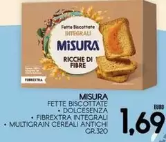 Misura - Fette Biscottate Dolcesenza