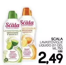 Scala - Lavastoviglie Liquido 2/1 Gel