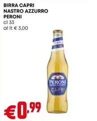 Peroni - Birra Capri Nastro Azzurro