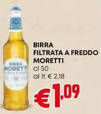 Moretti - Birra Filtrata A Freddo