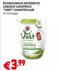 Chanteclair - Ecoricarica Detersivo Liquido Lavatrice "Vert"