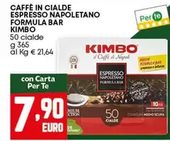 Kimbo - Caffè In Cialde Espresso Napoletano Formula Bar
