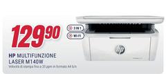HP - LaserJet M140W Wireless Multifunction Bianco E Nero Stampante, Fotocopiatrice, Scanner
