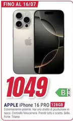 Apple - Iphone 16 Pro 128Gb