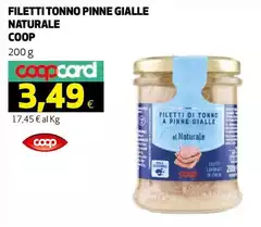 Coop - Filetti Tonno Pinne Gialle Naturale