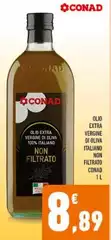 Conad - Olio Extra Vergine Di Oliva Italiano Non Filtrato