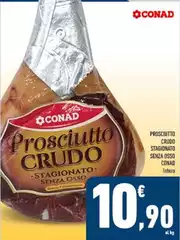 Conad - Prosciutto Crudo Stagionato Senza Osso