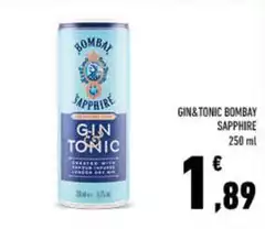 Sapphire - Gin&Tonic Bombay