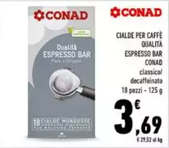 Conad - Cialde Per Caffè Qualità Espresso Bar