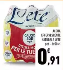 Lete - Acqua Effervescente Naturale