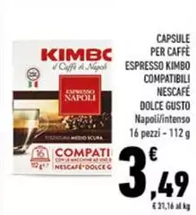 Kimbo - Capsule Per Caffè Espresso