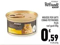Conad - Mousse Per Gatti Petfriends Plus