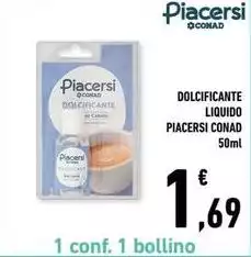 Conad - Dolcificante Liquido Piacersi