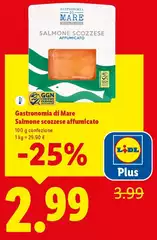 Gastronomia di mare - Salmone Scozzesse Affumicato
