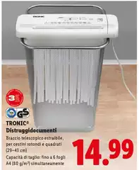 Tronic - Distruggidocumenti