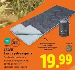 Crivit - Sacco A Pelo A Coperta