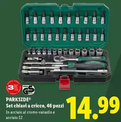 Set Chiavi A Cricco, 46 Pezzi