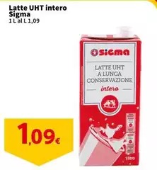 Sigma - Latte Uht Intero