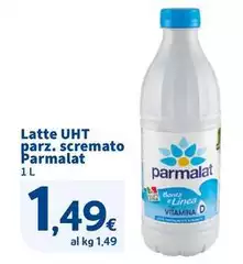 Parmalat - Latte UHT Parz. Scremato