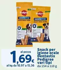 Pedigree - Snack Per Igiene Orale Dentastix