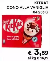 Kitkat - Cono Alla Vaniglia