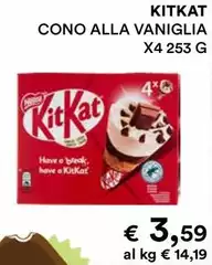 Kitkat - Cono Alla Vaniglia