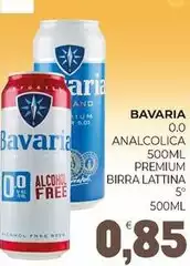 Bavaria - 0.0 Analcolica Premium Birra Lattina