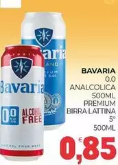 Bavaria - 0.0 Analcolica Premium Birra Lattina