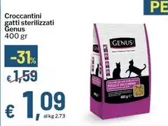 Genus - Croccantini Gatti Sterilizzati
