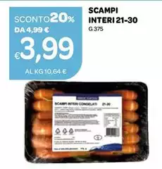Scampi Interi 21-30