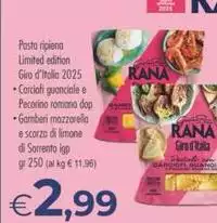 Rana - Pasta Ripiena Limited Edition Giro D'Italia Carciofi Guanciale E Pecorino Romano DOP