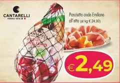 Cantarelli - Prosciutto Crudo Emiliano 