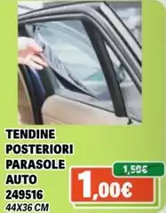 Tendine Posteriori Parasole Auto