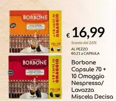 Caffe Borbone - Capsule Nespresso/Lavazza Miscela Decisa