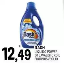 Dash - Liquido Power 50 Lavaggi Oro E Fiori/Risveglio