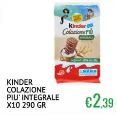 Kinder - Colazione Piu' Integrale