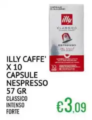 Illy - Caffe' Capsule Nespresso Classico 