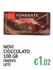 Novi - Cioccolato Fondente 