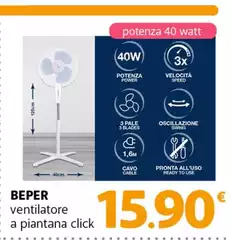 Beper - Ventilatore A Piantana Click