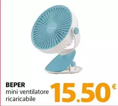 Beper - Mini Ventilatore Ricaricabile