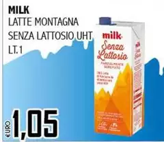 Milk - Latte Montagna Senza Lattosio UHT