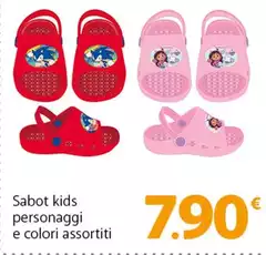 Sabot Kids Personaggi E Colori Assortiti