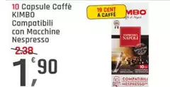 Kimbo - 10 Capsule Caffè