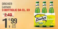 Dreher - Lemon 3 Bottiglie Da Cl. 33